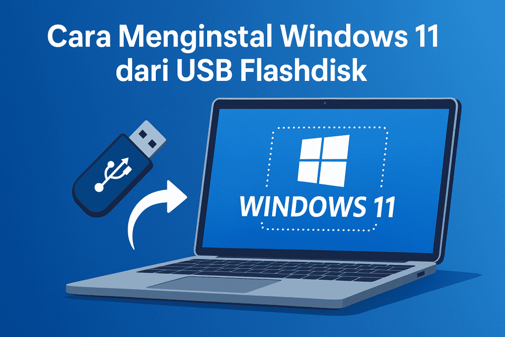 Panduan Lengkap Instal Windows 11 dari USB Flashdisk
